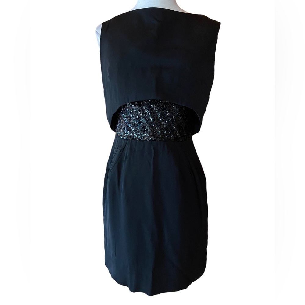 1970s Mr. Roberts Sequin Cocktail‎ Dress